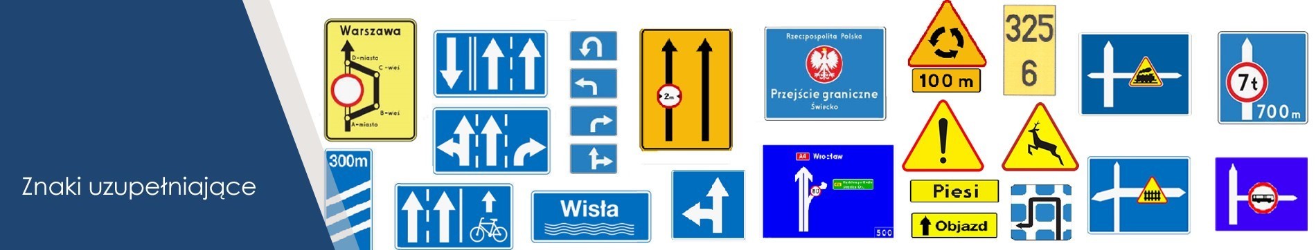 znaki uzupełniające